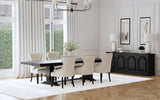 Florence 7-Piece 126-Inch Extension Dining Table Set