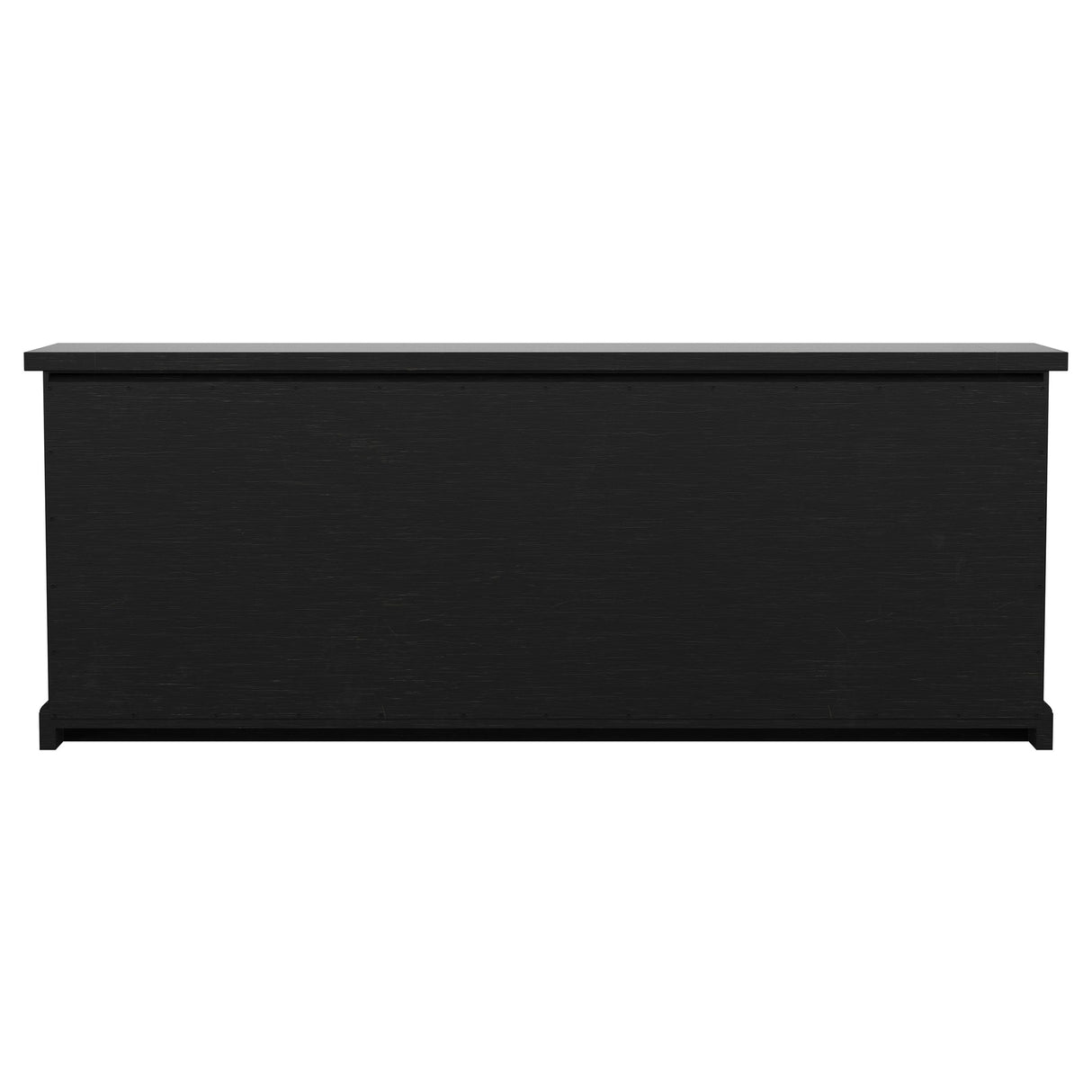 Florence 4-Door Dining Sideboard Buffet in Distressed Black