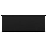 Florence 4-Door Dining Sideboard Buffet in Distressed Black