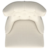 Baney Fabric Upholstered Dining Side Chair Cream and Black
