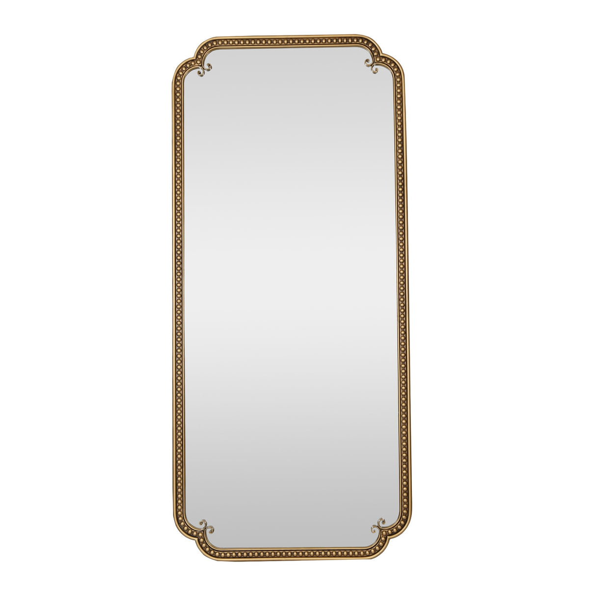 Full Length Mirror With Stand, Floor Standing Dressing For Bedroom - Antique Gold