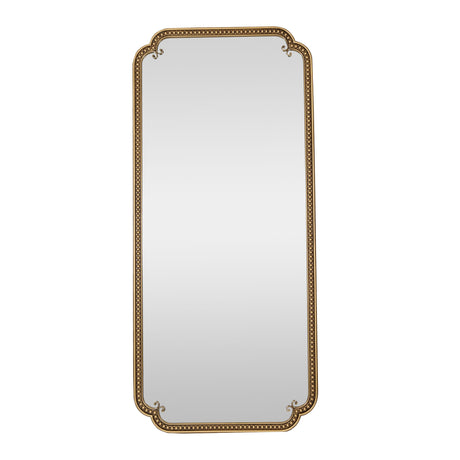Full Length Mirror With Stand, Floor Standing Dressing For Bedroom - Antique Gold