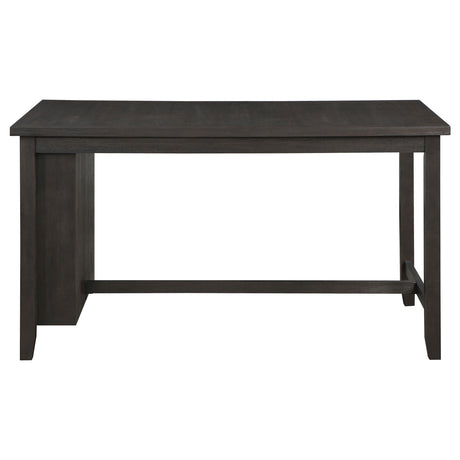 Elliston 66-Inch Counter Height Dining Table Dark Grey