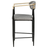 Tina Dark Grey Counter Chair - Set of 2