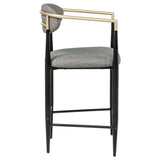 Tina Dark Grey Counter Chair - Set of 2