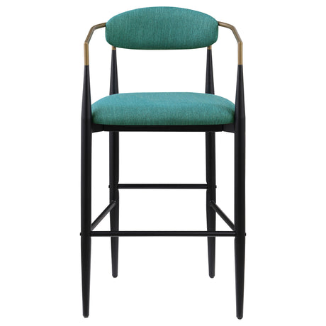 Tina Fabric Upholstered Bar Chair Green - Set of 2