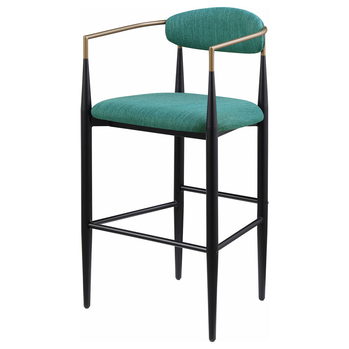 Tina Fabric Upholstered Bar Chair Green - Set of 2