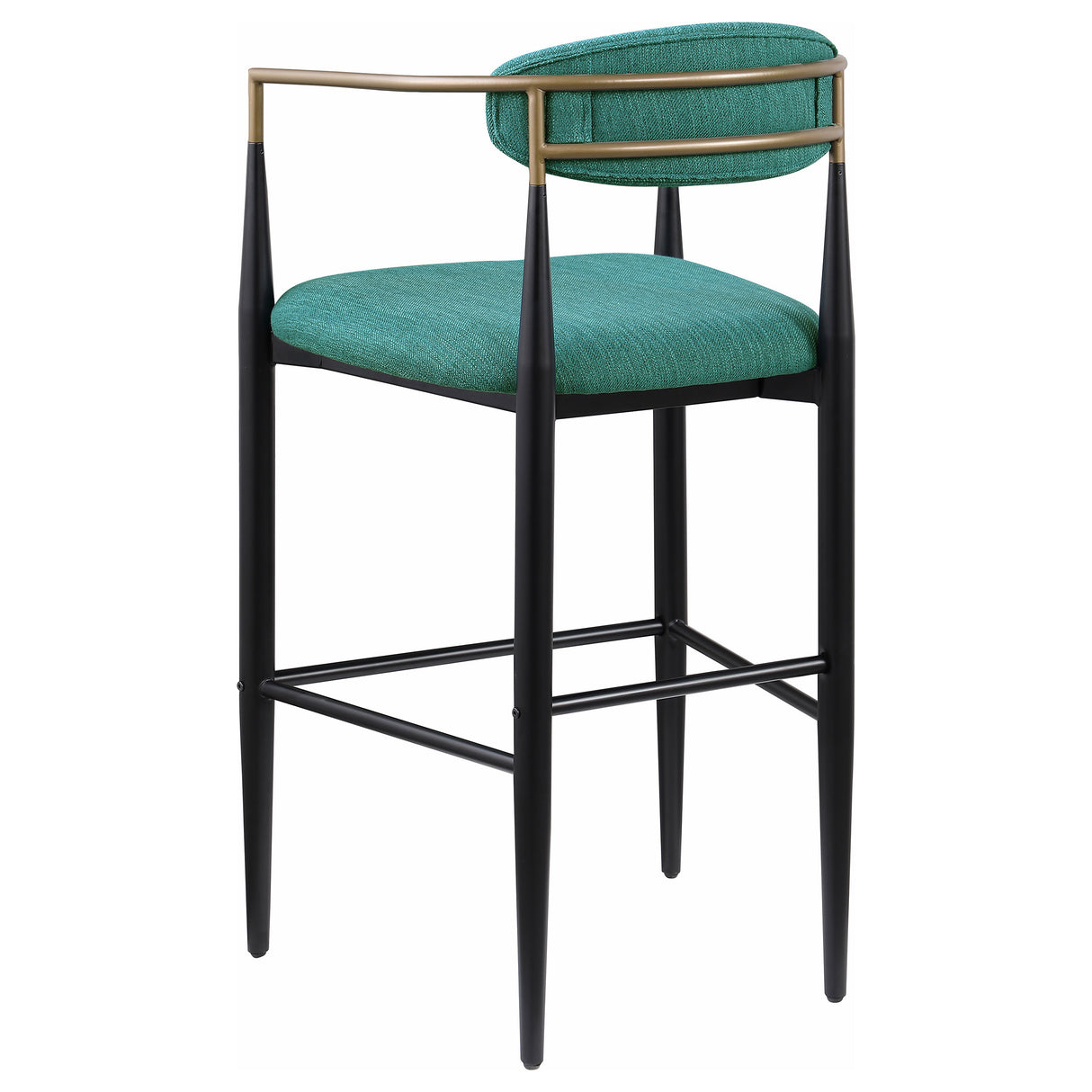 Tina Fabric Upholstered Bar Chair Green - Set of 2