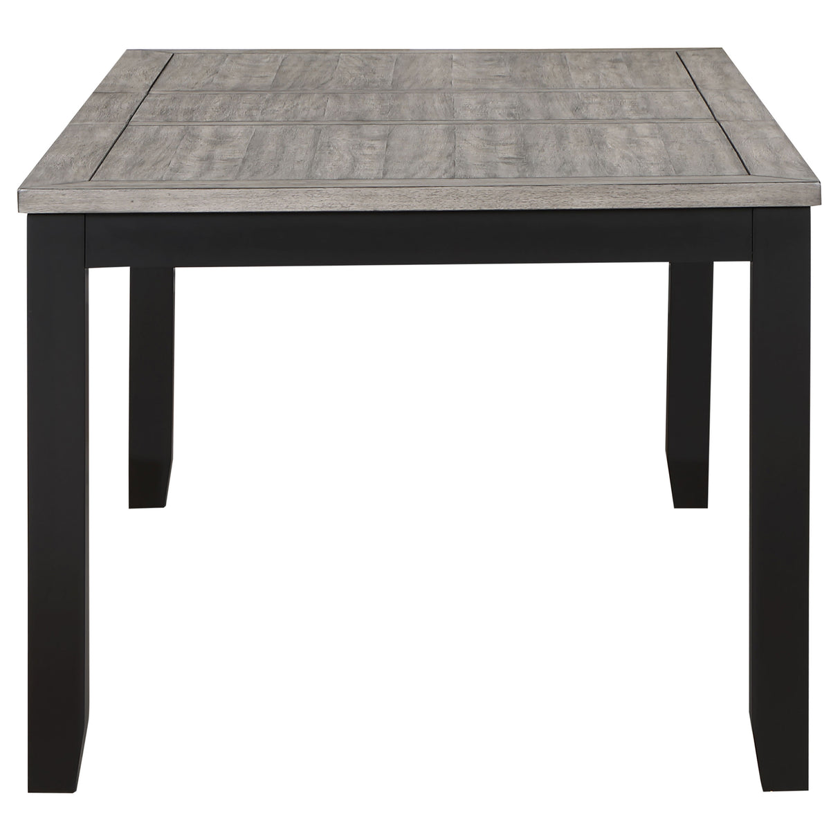 Elodie 5-Piece Rectangular Extension Dining Set, Black