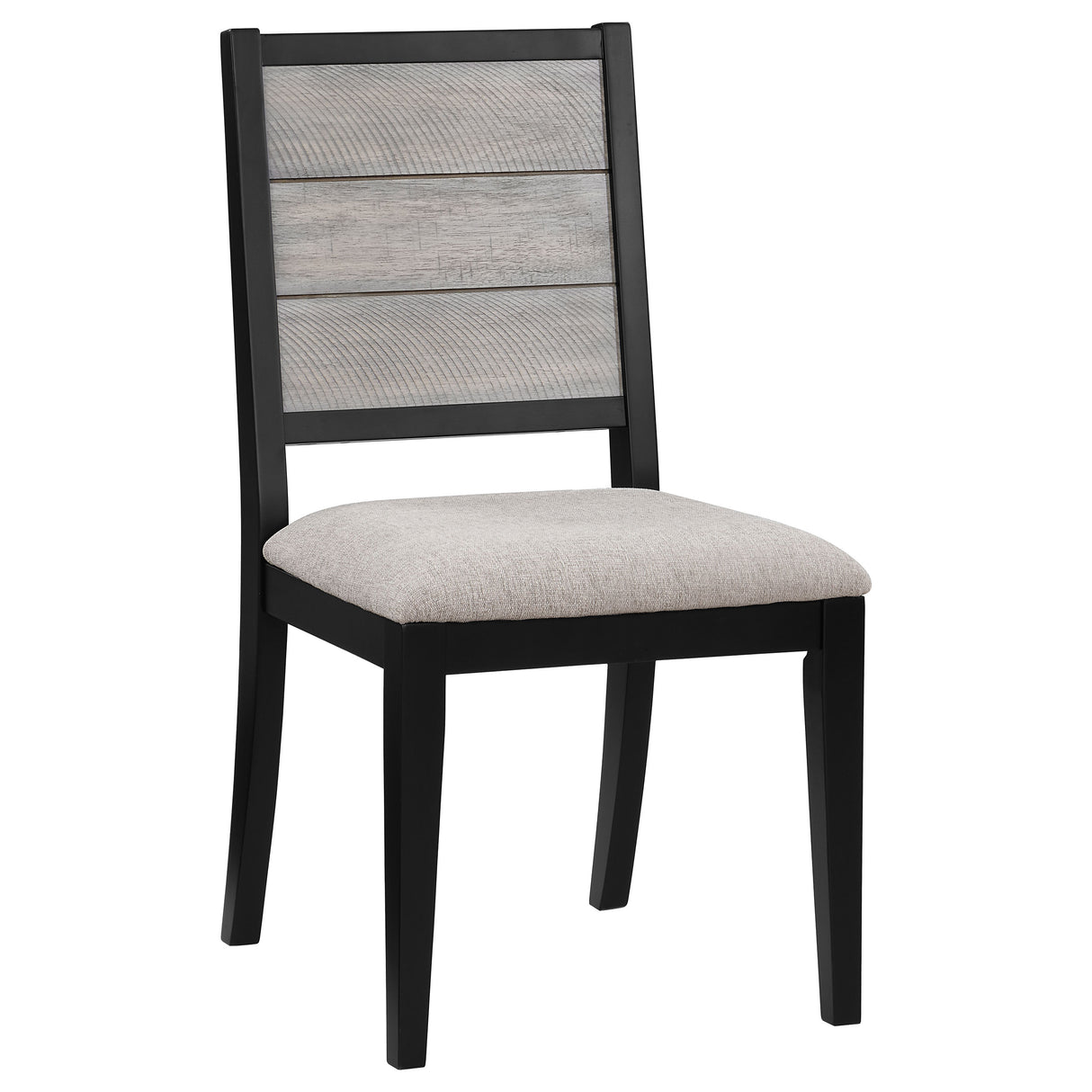 Elodie 5-Piece Rectangular Extension Dining Set, Black