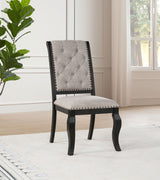 Phelps Upholstered Dining Side Chair Tan, Set of 2