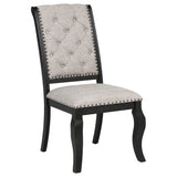 Phelps Upholstered Dining Side Chair Tan, Set of 2