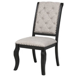 Phelps Upholstered Dining Side Chair Tan, Set of 2