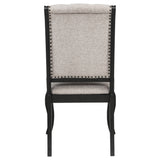 Phelps Upholstered Dining Side Chair Tan, Set of 2