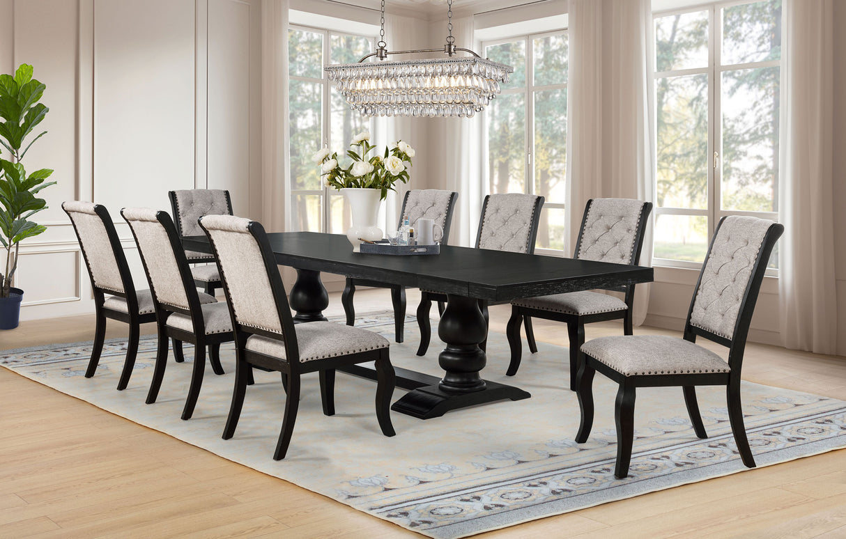 Phelps Upholstered Dining Side Chair Tan, Set of 2