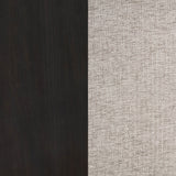 Phelps Upholstered Dining Arm Chair, Tan/Distressed Noir, Set of 2