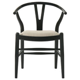 Crestmont 5-Piece Extension Dining Table Set, Black Faux Marble