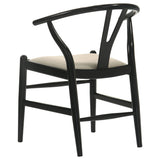 Crestmont 5-Piece Extension Dining Table Set, Black Faux Marble