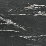 Crestmont 78-Inch Extension Dining Table Black Faux Marble