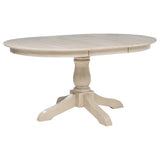 Orrison Oval 62-inch Wood Extension Dining Table, Linen