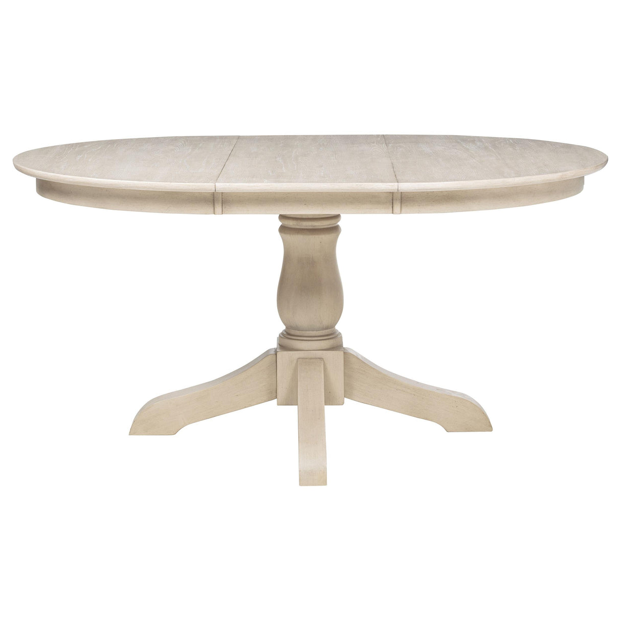 Orrison Oval 62-inch Wood Extension Dining Table, Linen