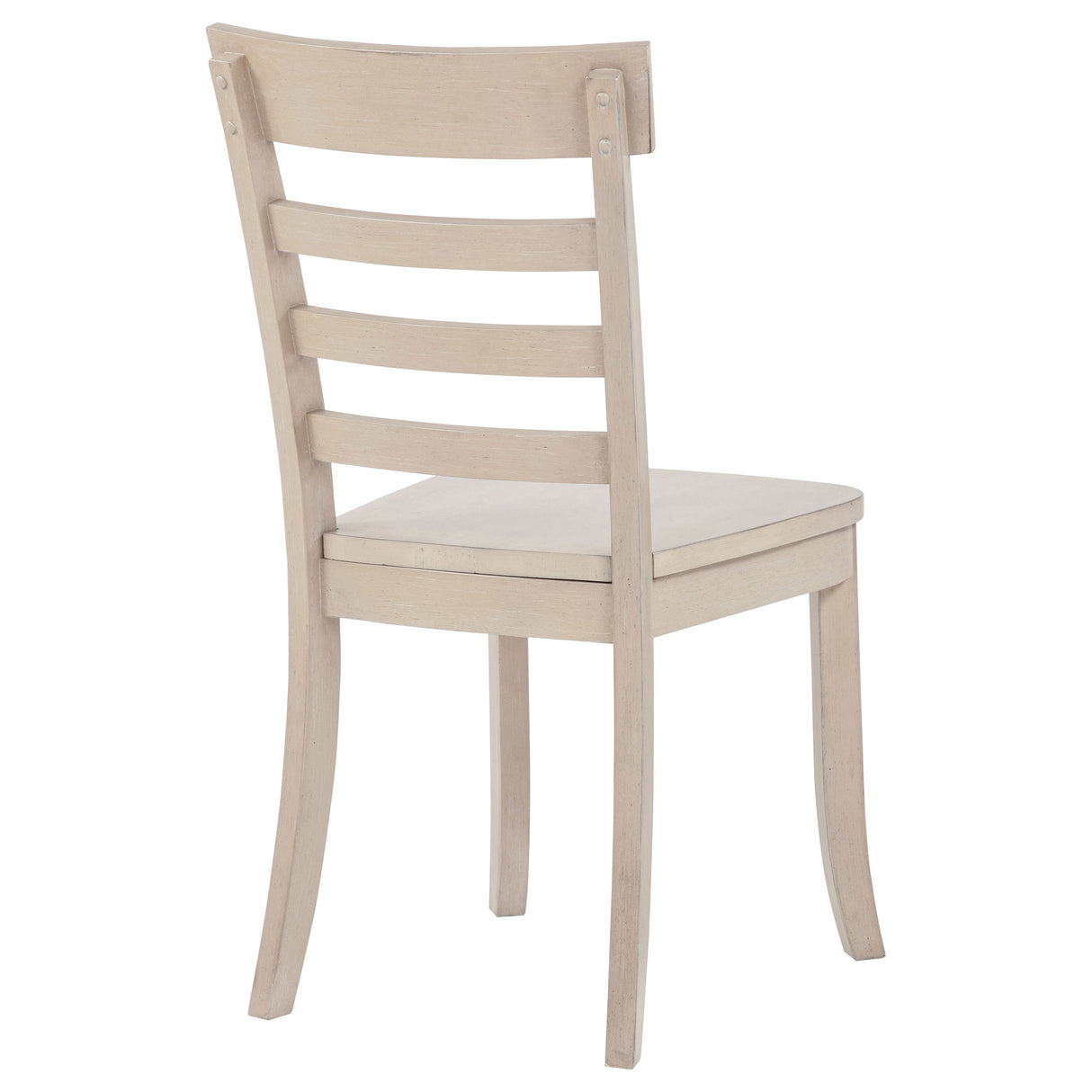 Orrison Ladder Back Dining Side Chair in Linen, Set of 2