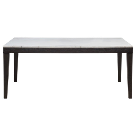 Averill 72-Inch Rectangular Marble Top Dining Table