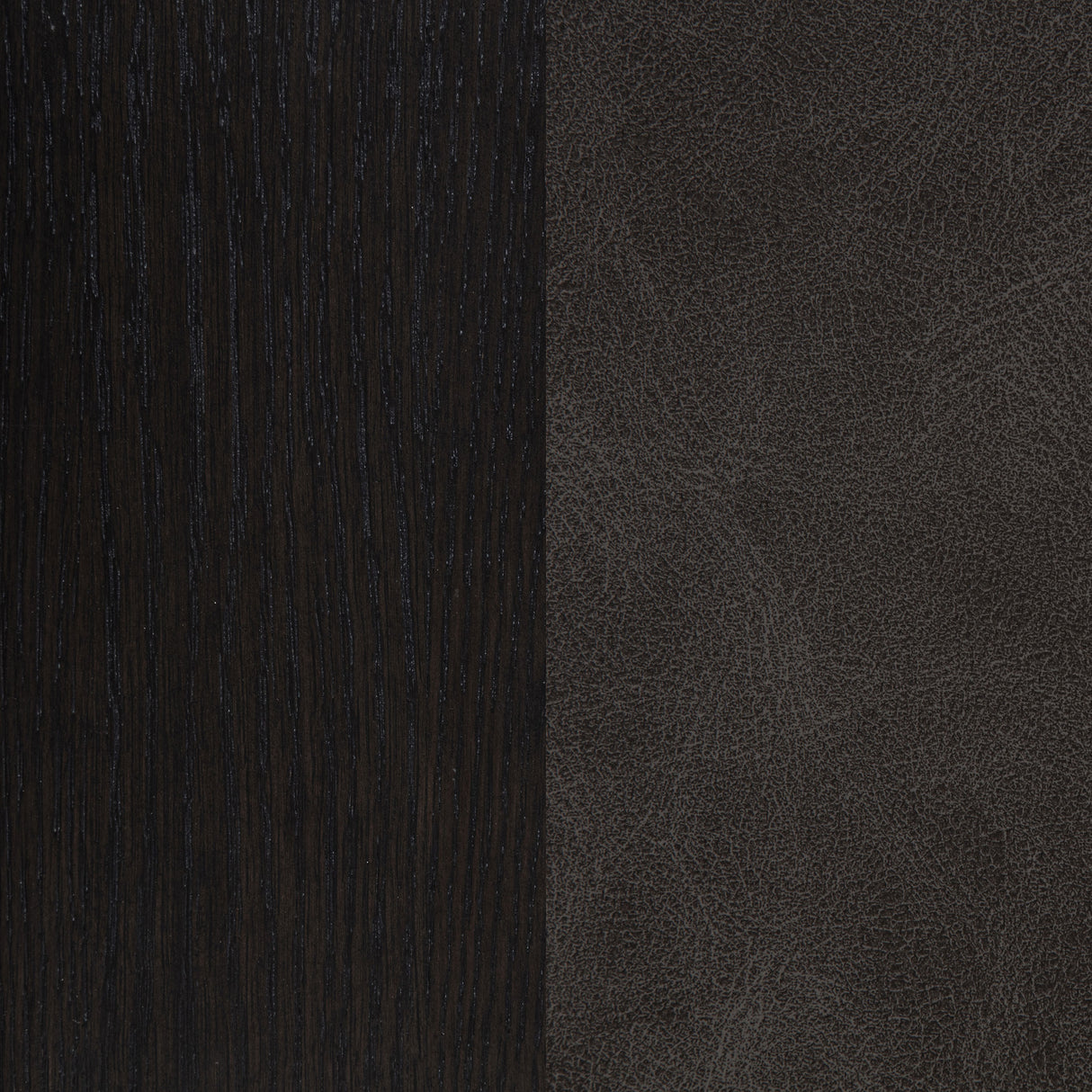 Averill Faux Leather Dining Side Chair Dark Grey, Set of 2