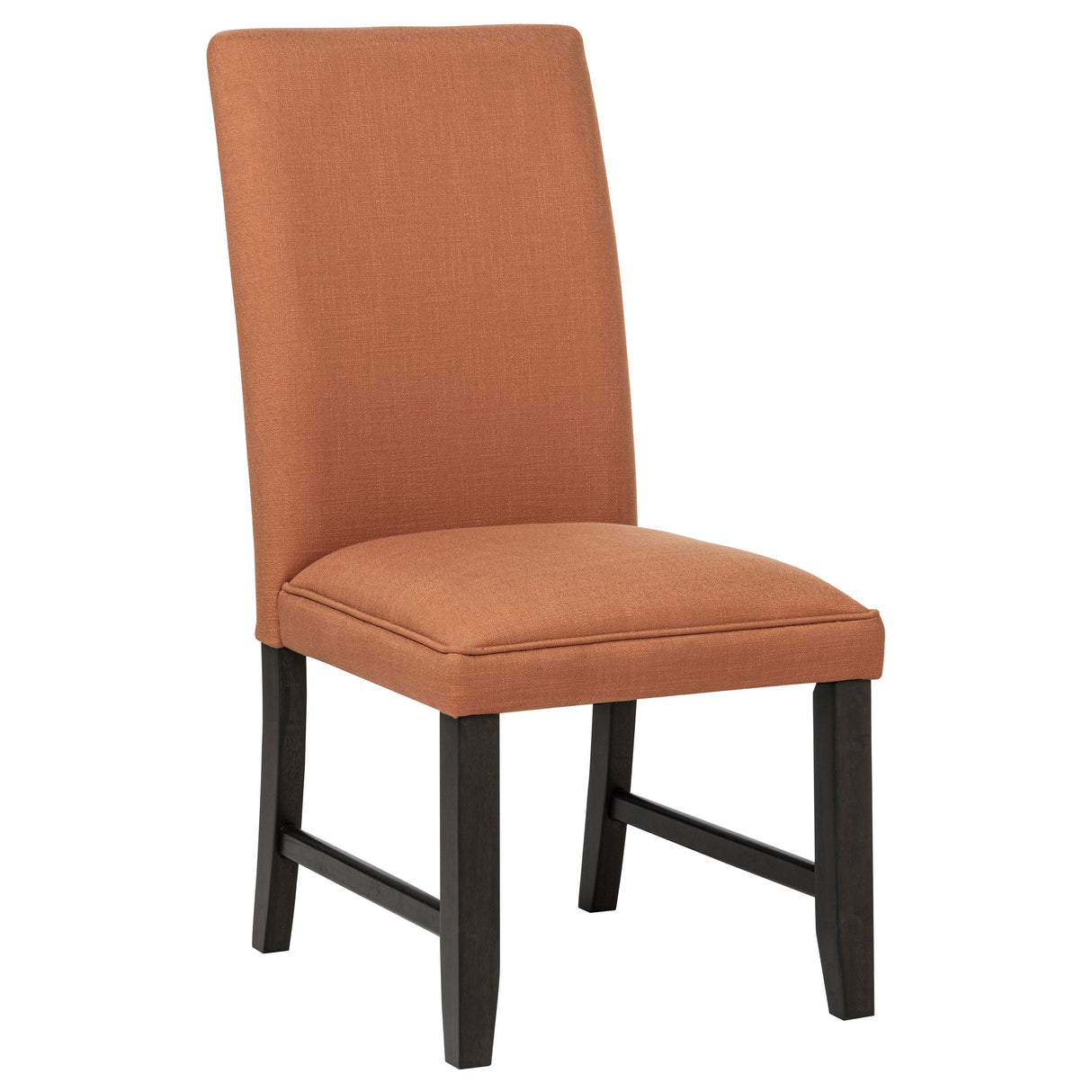 Berning Fabric Upholstered Parson Side Chair, Salmon (Set of 2)