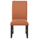 Berning Fabric Upholstered Parson Side Chair, Salmon (Set of 2)