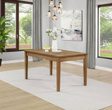 Atwood Rectangular Wood Dining Table in Warm Brown