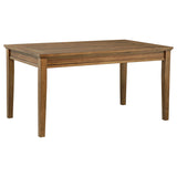 Atwood Rectangular Wood Dining Table in Warm Brown