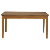 Atwood Rectangular Wood Dining Table Warm Brown