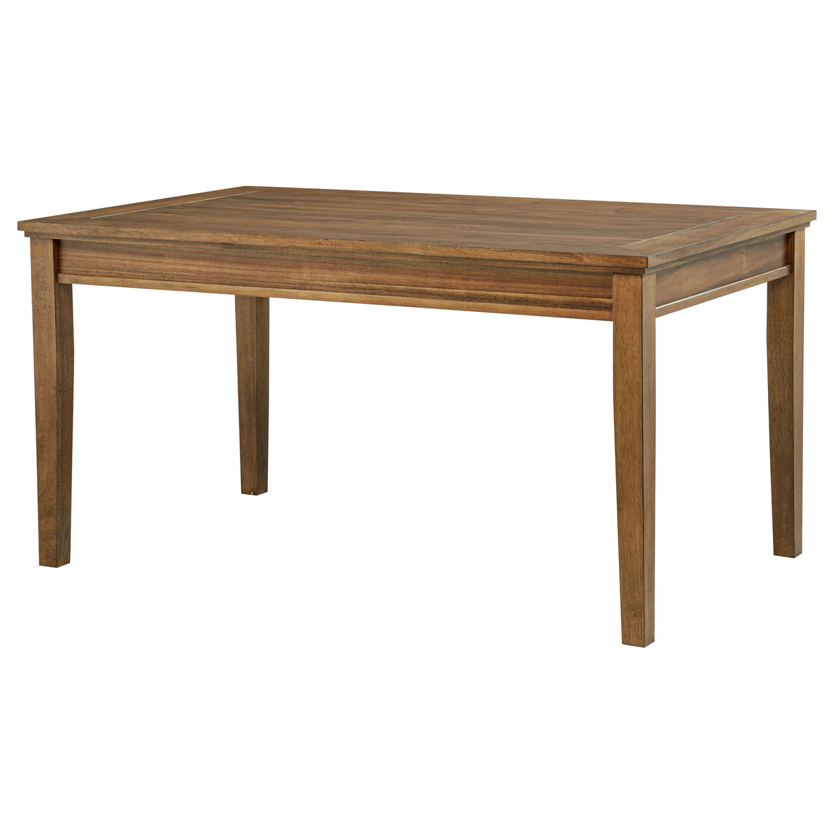 Atwood Rectangular Wood Dining Table in Warm Brown