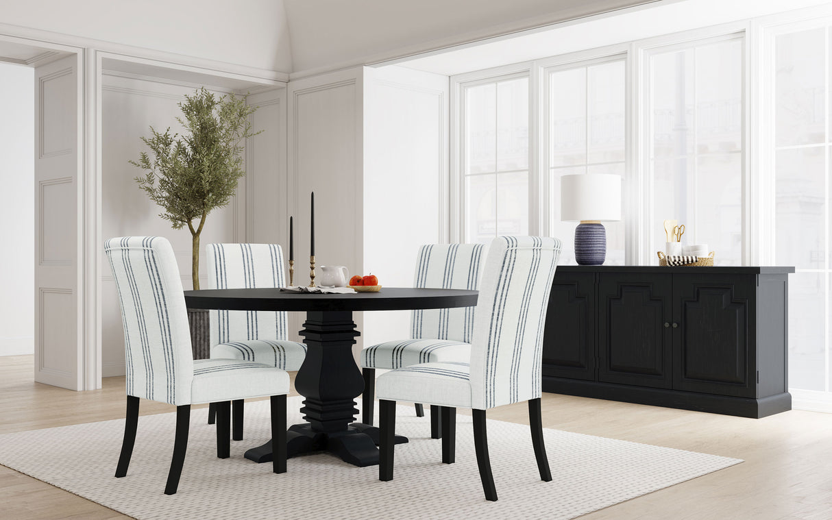 Herran Upholstered Dining Side Chair Beige - Set of 2