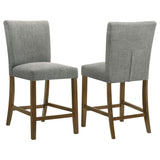 Paxton Upholstered Counter Height Dining Chair Grey (Set of 2)