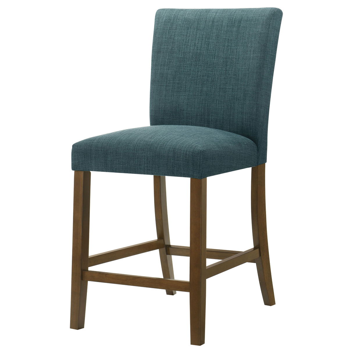 Paxton Upholstered Counter Height Dining Chair Teal Blue Set of 2