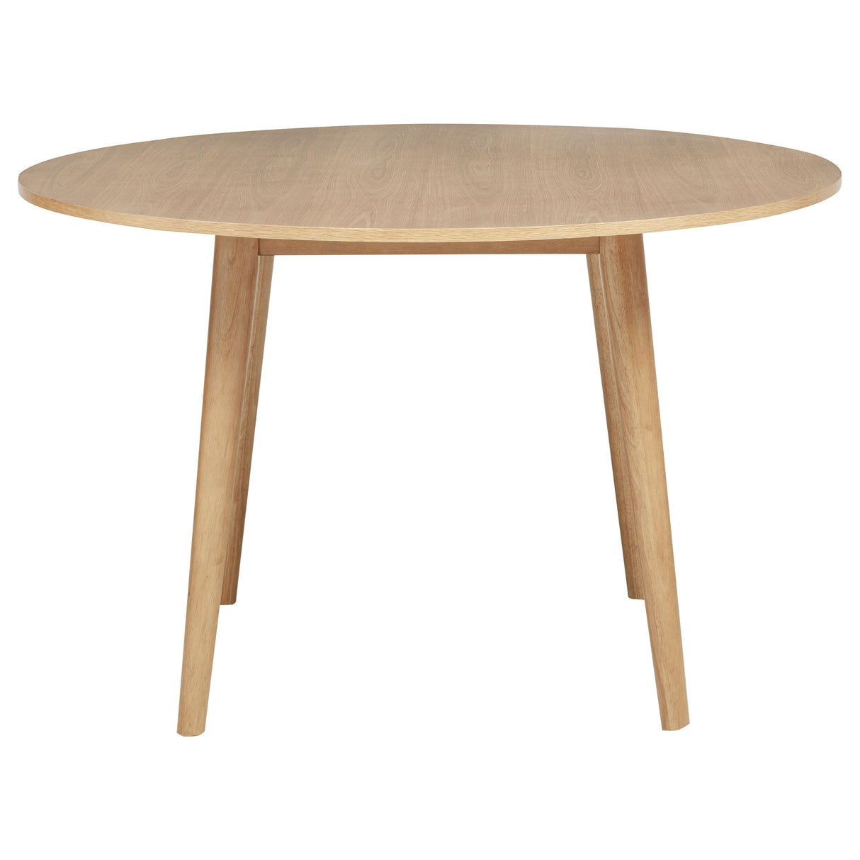 Andrews 48-Inch Round Wood Dining Table Light Ash