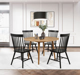 Andrews 48-Inch Round Wood Dining Table Light Ash