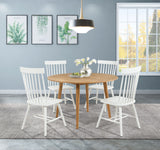 Andrews 48-Inch Round Wood Dining Table Light Ash