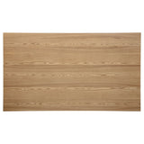 Andrews 66-Inch Rectangular Dining Table Light Ash and White