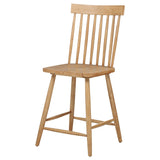 Andrews Windsor Counter Height Dining Side Chair Light Ash
