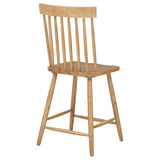 Andrews Windsor Counter Height Dining Side Chair Light Ash