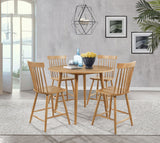 Andrews Windsor Counter Height Dining Side Chair Light Ash
