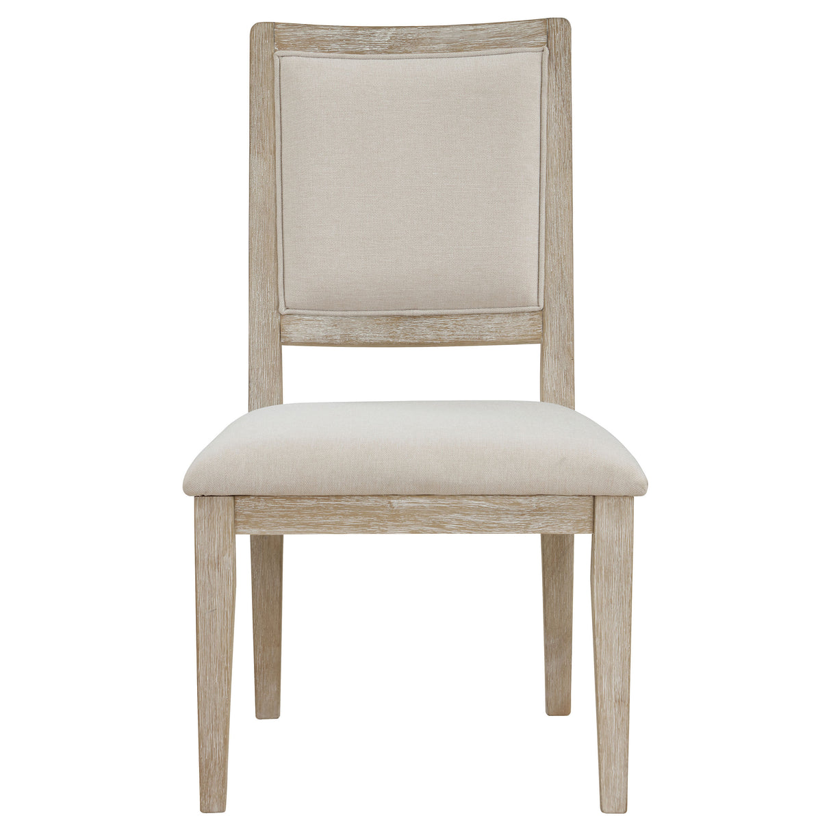 Trofello 5-Piece Round Dining Table Set, White Washed