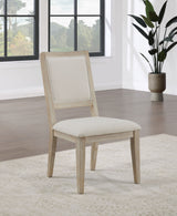Trofello Cushioned Dining Side Chair - White Washed (Set of 2)