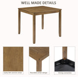 5 Piece Counter Height Dining Table Set With 4 Chairs