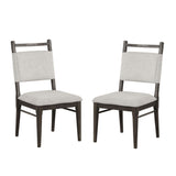 Upholstered Side Chairs (Set of 2) - Dark Walnut