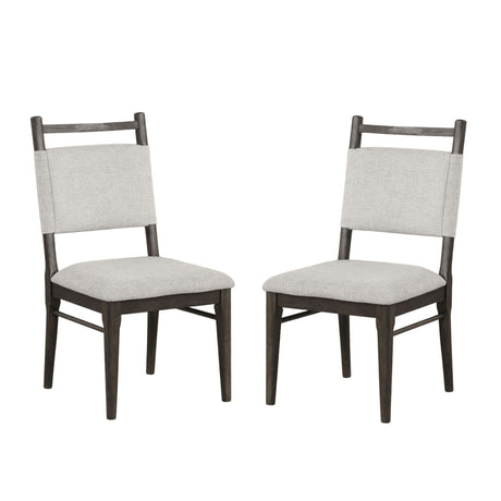 Upholstered Side Chairs (Set of 2) - Dark Walnut