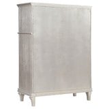Katerina - 5 Drawer Chest With Hidden Drawer - Oak